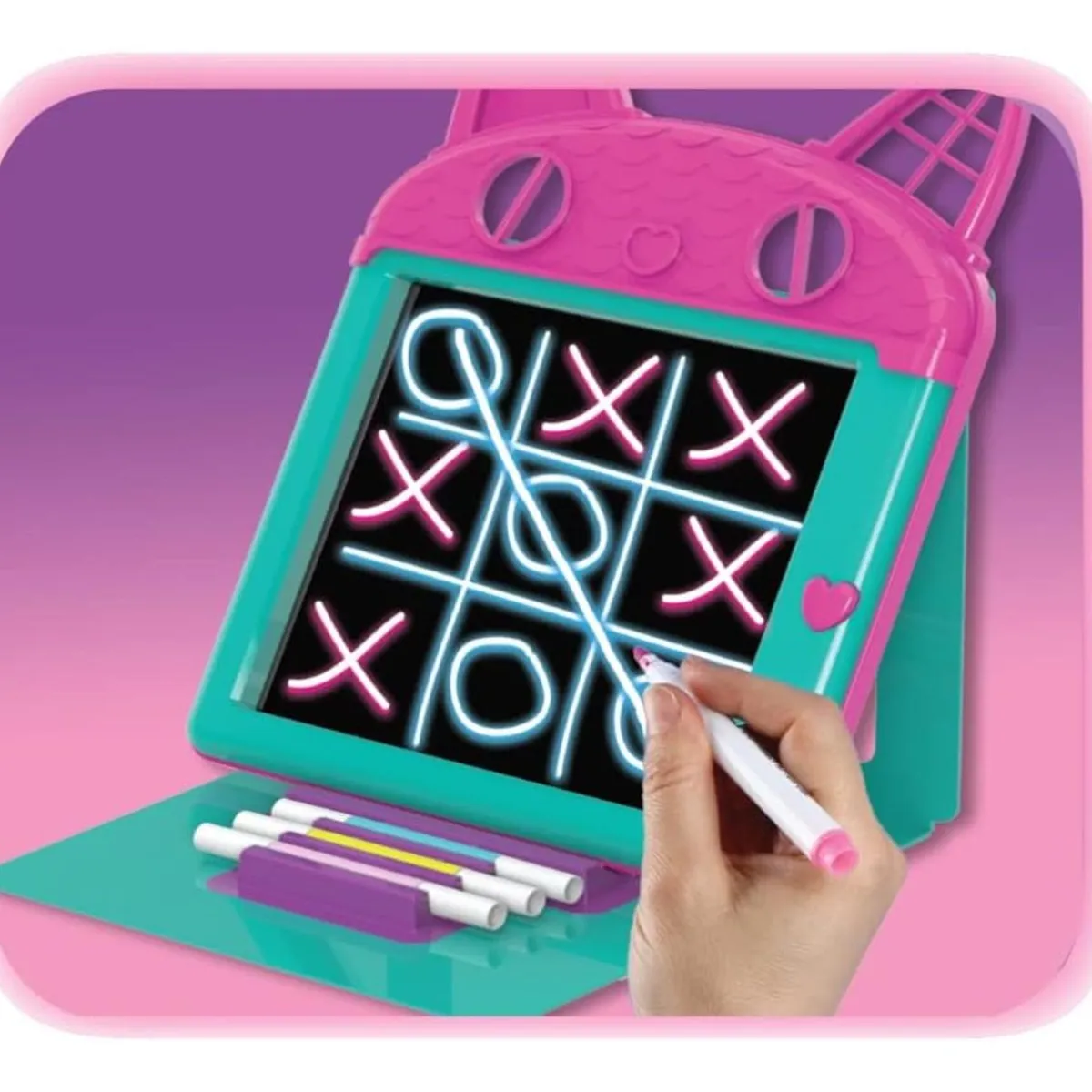 Toys - Pizarra mágica con luces de colores y casa de muñecas ㅤ*CEFA Hot