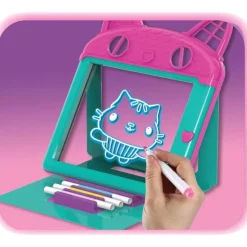 Toys - Pizarra mágica con luces de colores y casa de muñecas ㅤ*CEFA Hot