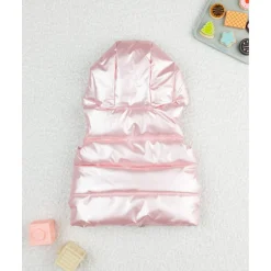 Chaleco acolchado rosa con capucha para niña Niña·Bebé Niña 3-36 Meses|Bebé Niña 3-36 Meses·Jerséis Y Cardigans