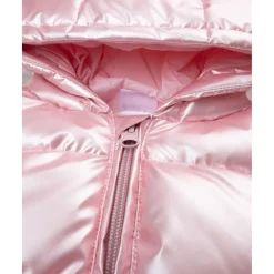 Chaleco acolchado rosa con capucha para niña Niña·Bebé Niña 3-36 Meses|Bebé Niña 3-36 Meses·Jerséis Y Cardigans