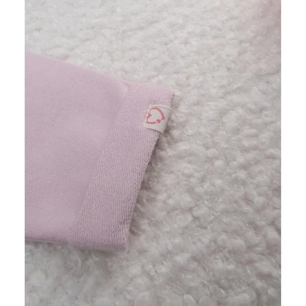 Chaqueta niña rosa con bordado de corazón*Prenatal Sale