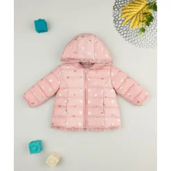 Chaqueta niña rosa con capucha*Prenatal New