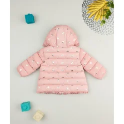 Chaqueta niña rosa con capucha*Prenatal New