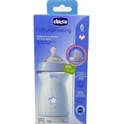 Discount - Biberón Natural Feeling 330ml Azul 6m+ Biberones Y Chupetes·Biberones