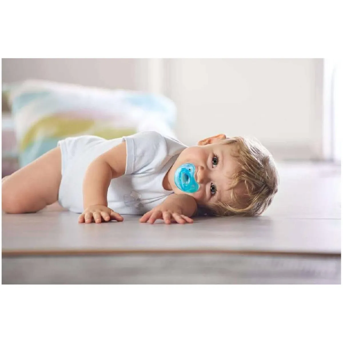 - Chupete PhysioForma Soft Silicona azul/verde Biberones Y Chupetes·Chupetes