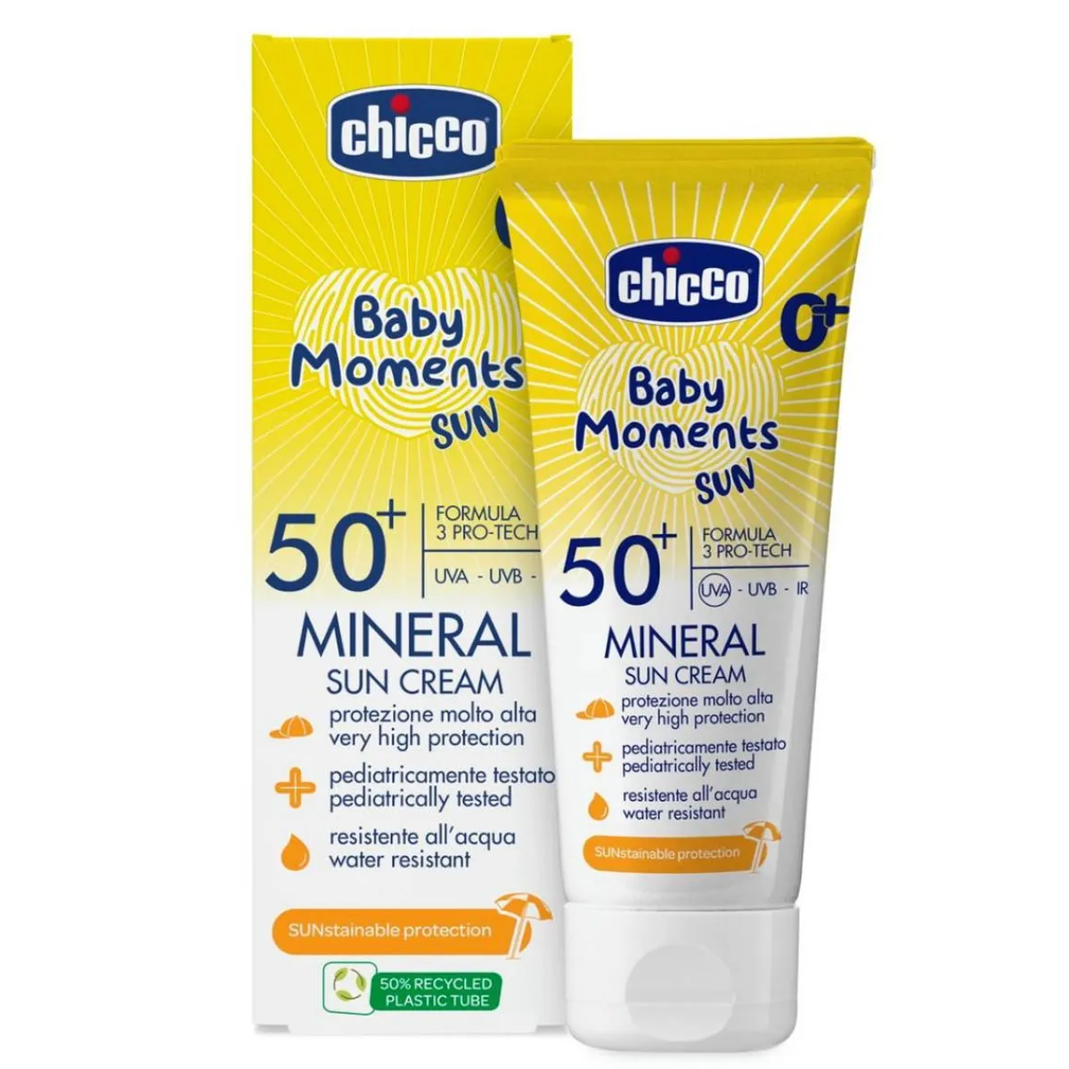 - Crema Solar Mineral SPF50+ Baby Moments 150 ml*CHICCO Best