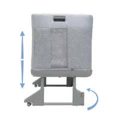 - Cuna de colecho Next2Me Forever Ash Grey Cross Collection*CHICCO New