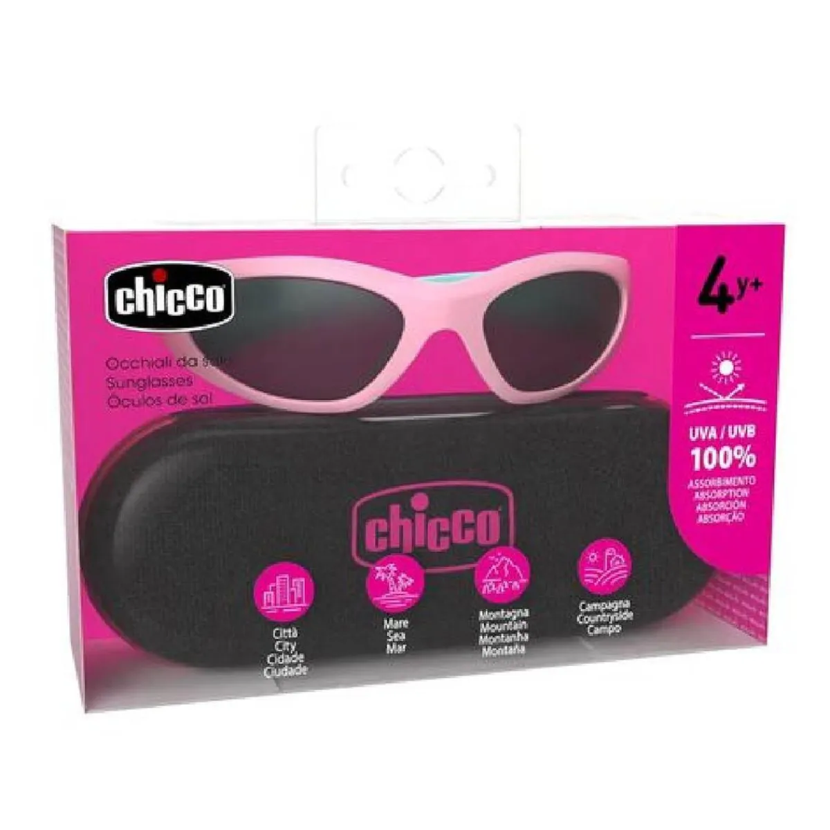 - Gafas de Sol 4A - Rosa/Celeste*CHICCO New