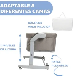 - Minicuna Next2Me Magic Evo Desert Taupe*CHICCO Best