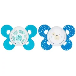 - Pack 2 Chupetes Physio Comfort silicona 6-16M Azul*CHICCO Clearance