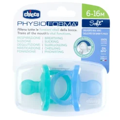 - Pack 2 chupetes PhysioForma Soft 6-16M - Azul*CHICCO Online