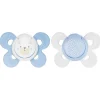 - Pack 2 Chupetes Physio Comfort silicona 0-6M Azul*CHICCO New