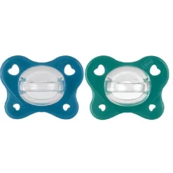 - Pack 2 Chupetes Physio Dual Soft 16-36M - Azul Biberones Y Chupetes·Chupetes