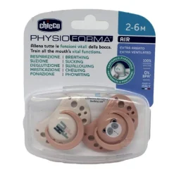 - Pack 2 chupetes Physio Air 2-6M - Rosa*CHICCO Online