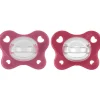 - Pack 2 Chupetes Physio Dual Soft 16-36M - Rosa*CHICCO Outlet