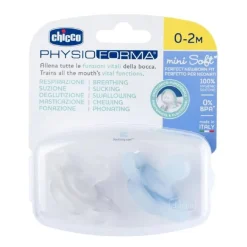 - Pack 2 Chupetes Physio Mini Soft 0-2M - Azul*CHICCO New