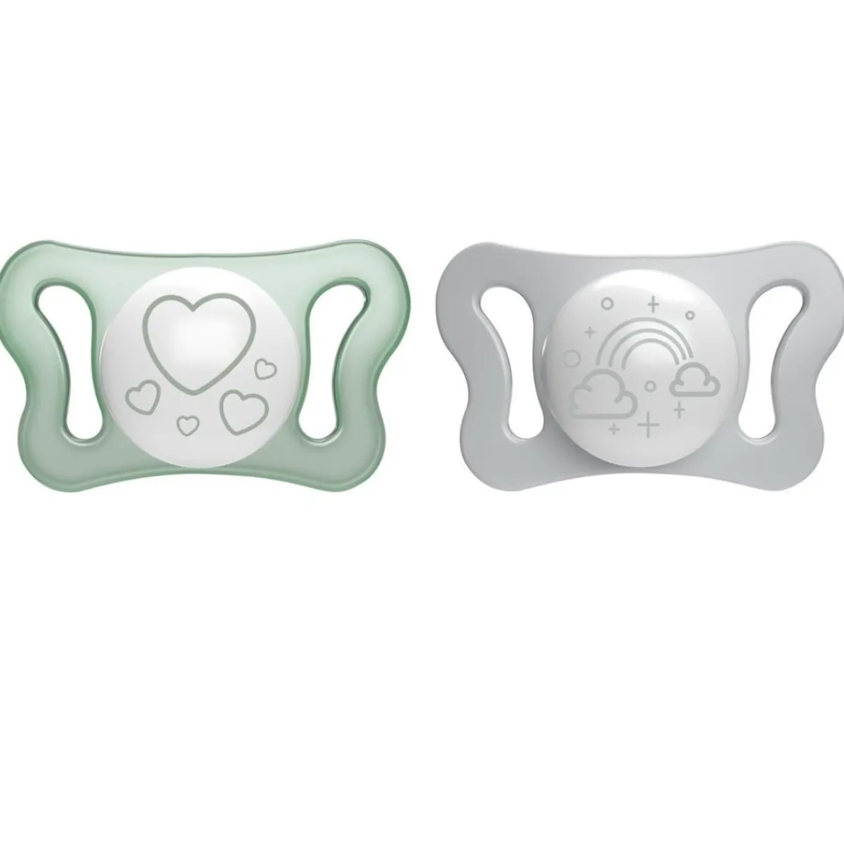 - Pack 2 chupetes Physio Light Glow 0-2M (Varios modelos)*CHICCO Outlet