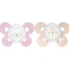 - Pack 2 Chupetes Physio Comfort silicona 6-16M Rosa*CHICCO