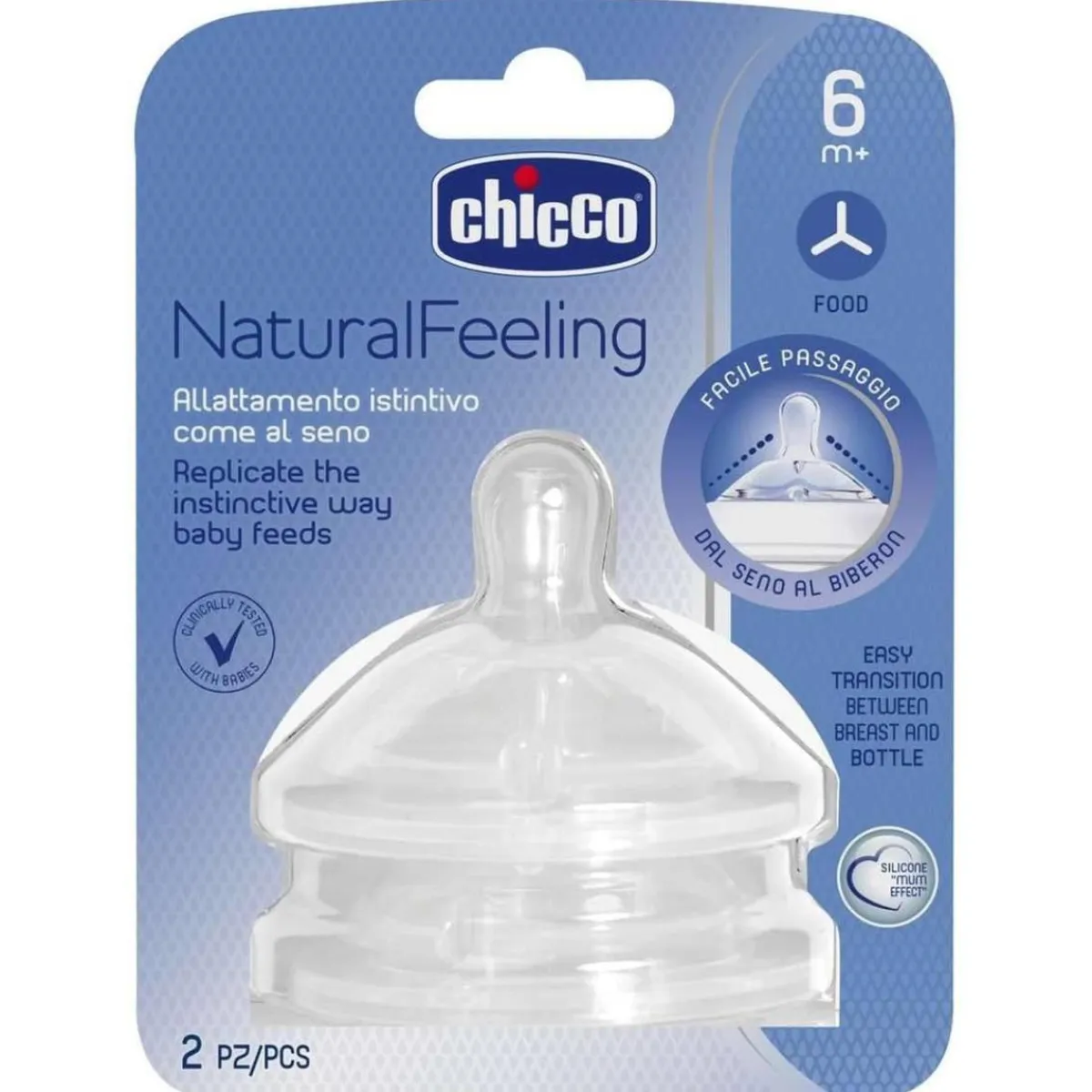 Clearance - Pack 2 tetinas NaturalFeeling - Flujo papilla Biberones Y Chupetes·Tetinas