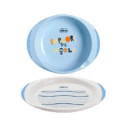 Outlet - Set de comida azul + 12 meses Preparación Comida Y Accesorios·Platos Y Cubiertos Infantiles