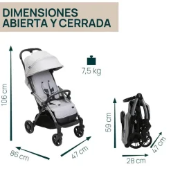 - Silla de paseo Goody XPlus Pearl Grey*CHICCO New
