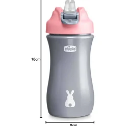 - Vaso Pop‑Up 350 ml - Rosa*CHICCO New