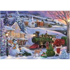 Classic Christmas Collection - Puzzle 500 piezas Christmas Train*CLEMENTONI Best
