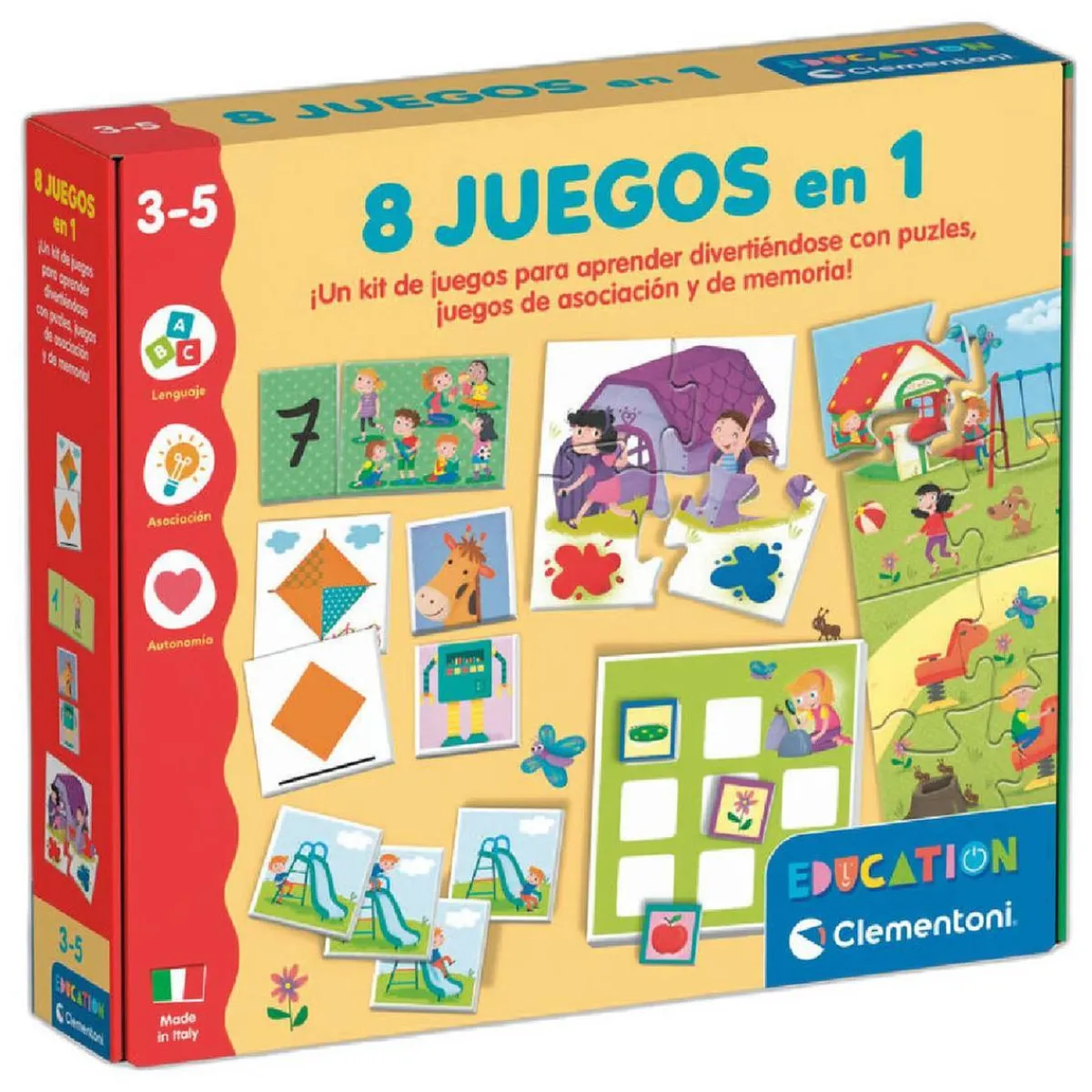 Clementoni - 8 Juegos en 1*MONTESSORI Sale