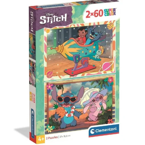 Discount - 2 puzzles 60 piezas - Stitch Juegos Y Puzzles - FantasiaJuguete