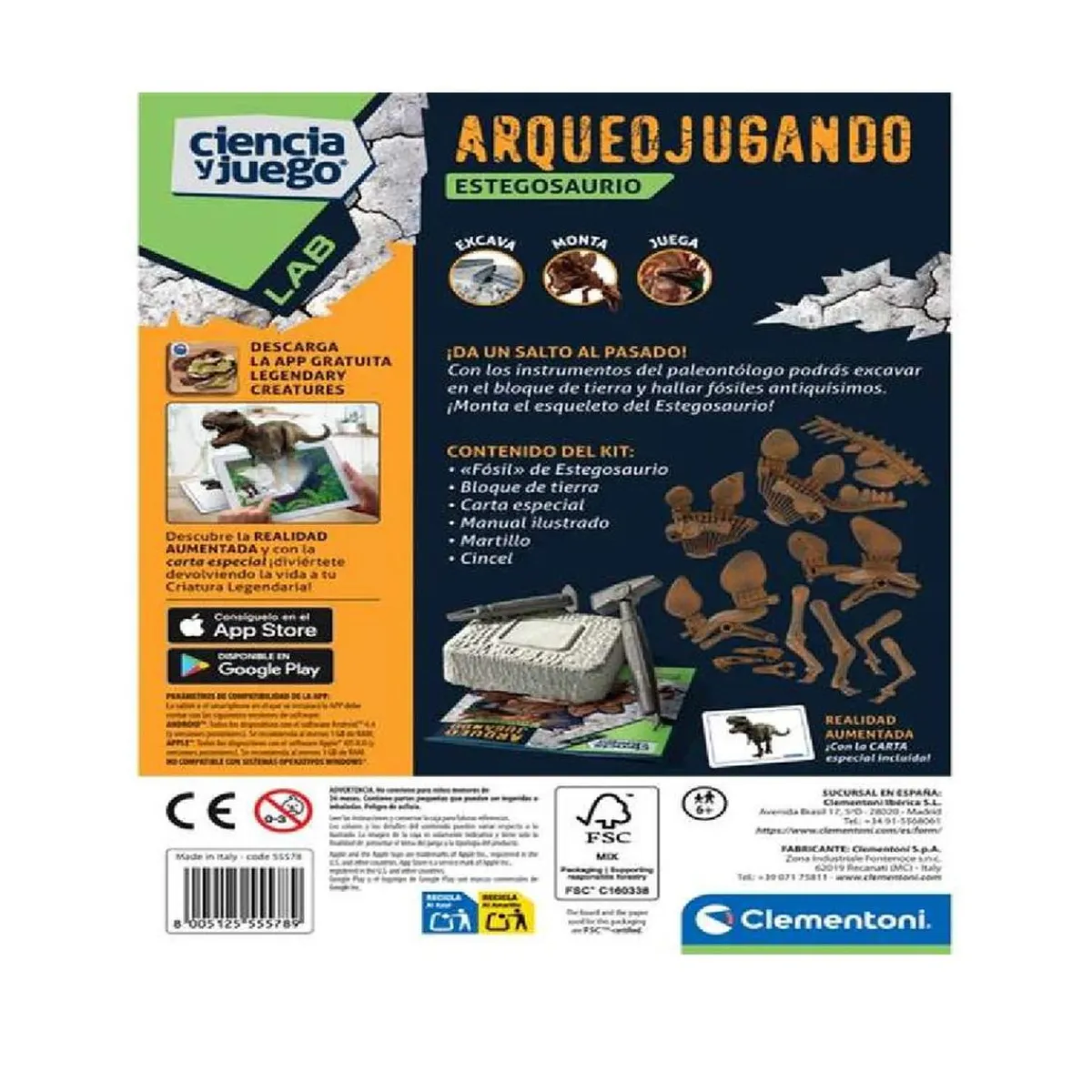 - Arqueojugando Stegosaurio*CLEMENTONI Best