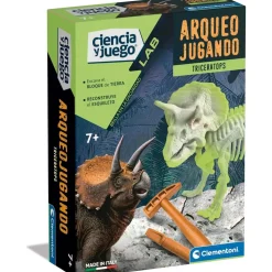 - Arqueojugando Triceratops Fosforescente ㅤ*CLEMENTONI Online