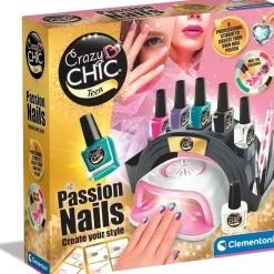 Discount - Caja de manicura Crazy Chic con decoraciones y esmalte de uñas ㅤ Estilo De Vida