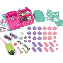 - Charms Lab hacer pulseras, collares y encantos multicolor juego creativo ㅤ*CLEMENTONI