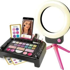 - Estudio de maquillaje infantil multicolor, set de juguete para niñas*CLEMENTONI Online