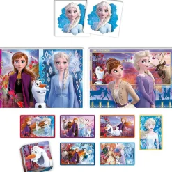Sale - Frozen - Edukit 4 en 1: Puzzle de 48 piezas, juego de memoria y 6 cubos educativos ㅤ Juguetes Educativos Y Libros|Juegos Y Puzzles