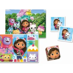 - Gabbys Dollhouse - Puzzle Edukit 4 en 1*CLEMENTONI Online