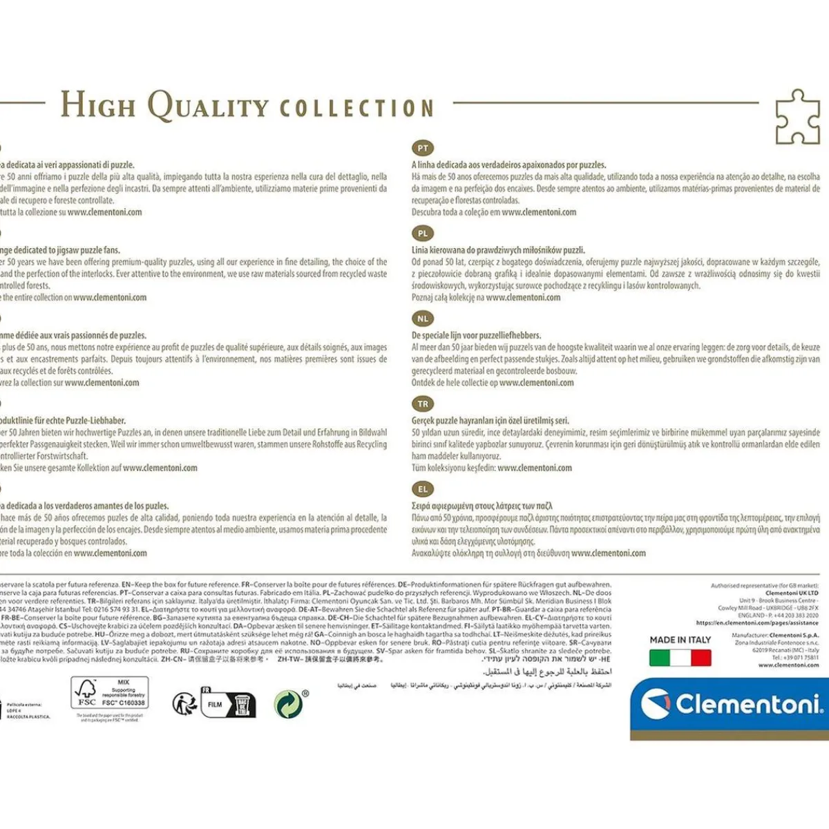 Outlet - Juego de puzzle multicolor, 1000 piezas ㅤ Juegos Y Puzzles