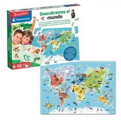 - Juego educativo descubramos el mundo, geografía y mapas ㅤ*CLEMENTONI