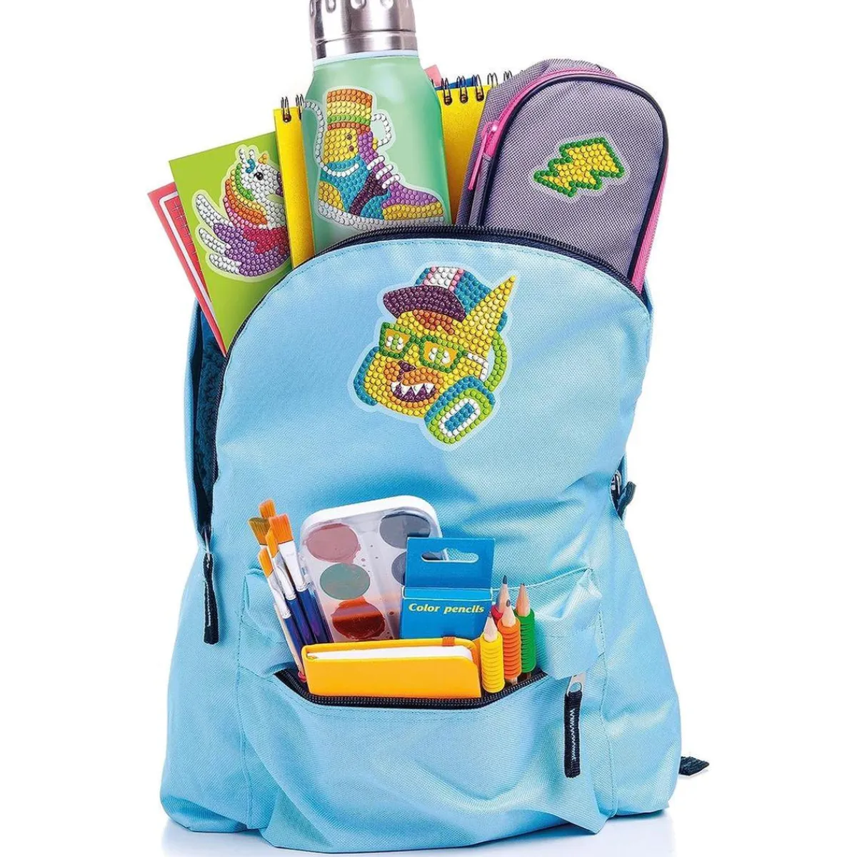 - Kit de pegatinas 3D brillantes y diamantes creativo para regalo*CLEMENTONI Best