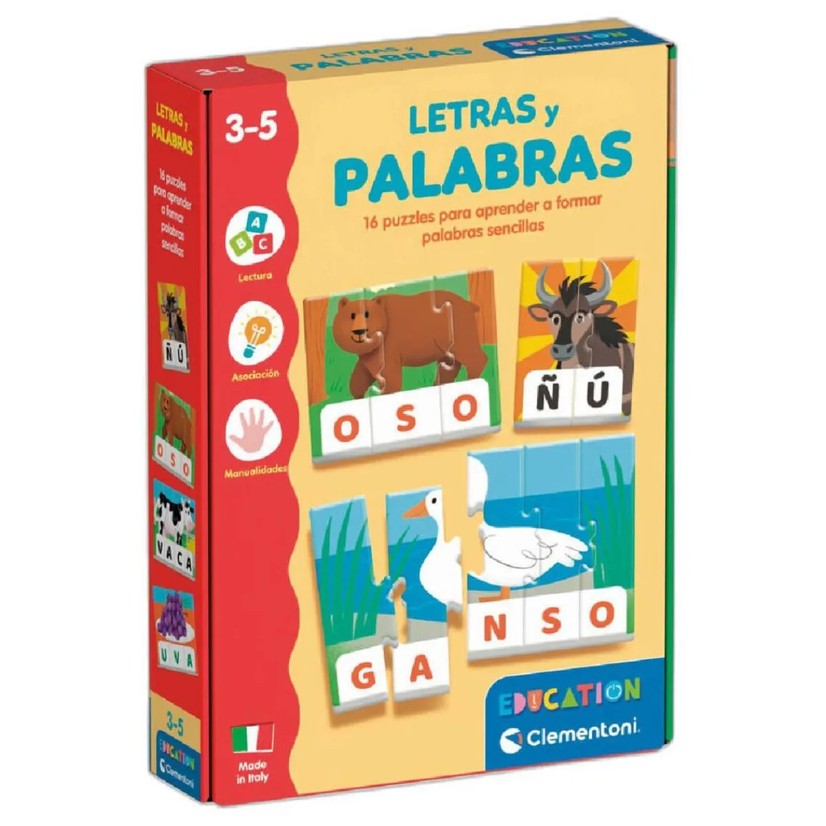 Clearance Clementoni - Letras y Palabras Juguetes Educativos Y Libros|Juegos Y Puzzles