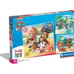 Discount - Patrulla Canina - Puzzle Triple 3x48 Piezas ㅤ Juegos Y Puzzles