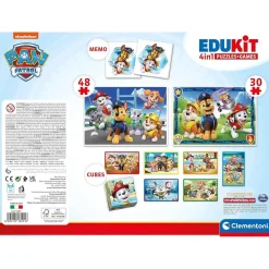 Hot - Patrulla Canina - Edukit 4 en 1 con puzzle y juego de memoria Patrulla Canina ㅤ Friki Zone|Juguetes Educativos Y Libros