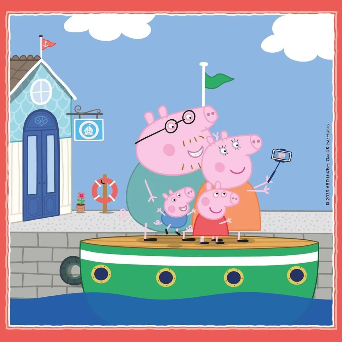- Peppa Pig - Puzzle Supercolor 3x48 piezas ㅤ Juegos Y Puzzles