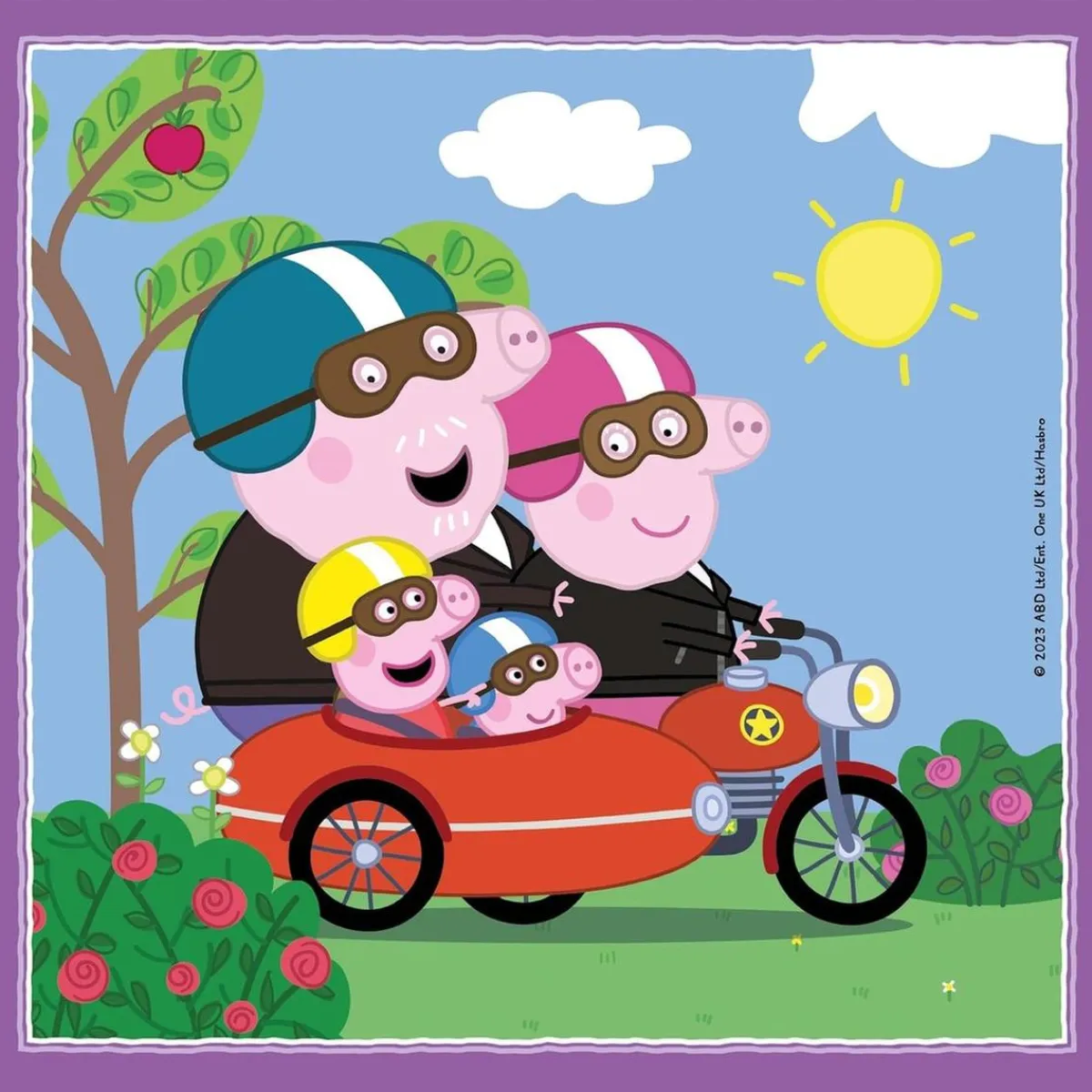- Peppa Pig - Puzzle Supercolor 3x48 piezas ㅤ Juegos Y Puzzles