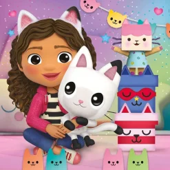 - Puzle Gabbys Dollshouse 3x48 Piezas ㅤ Juegos Y Puzzles