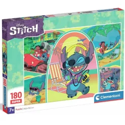 - Puzzle 180 piezas Super - Stitch Juegos Y Puzzles