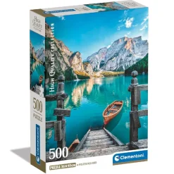 - Puzzle 500 piezas High Quality Collection - Braies Lake*CLEMENTONI New