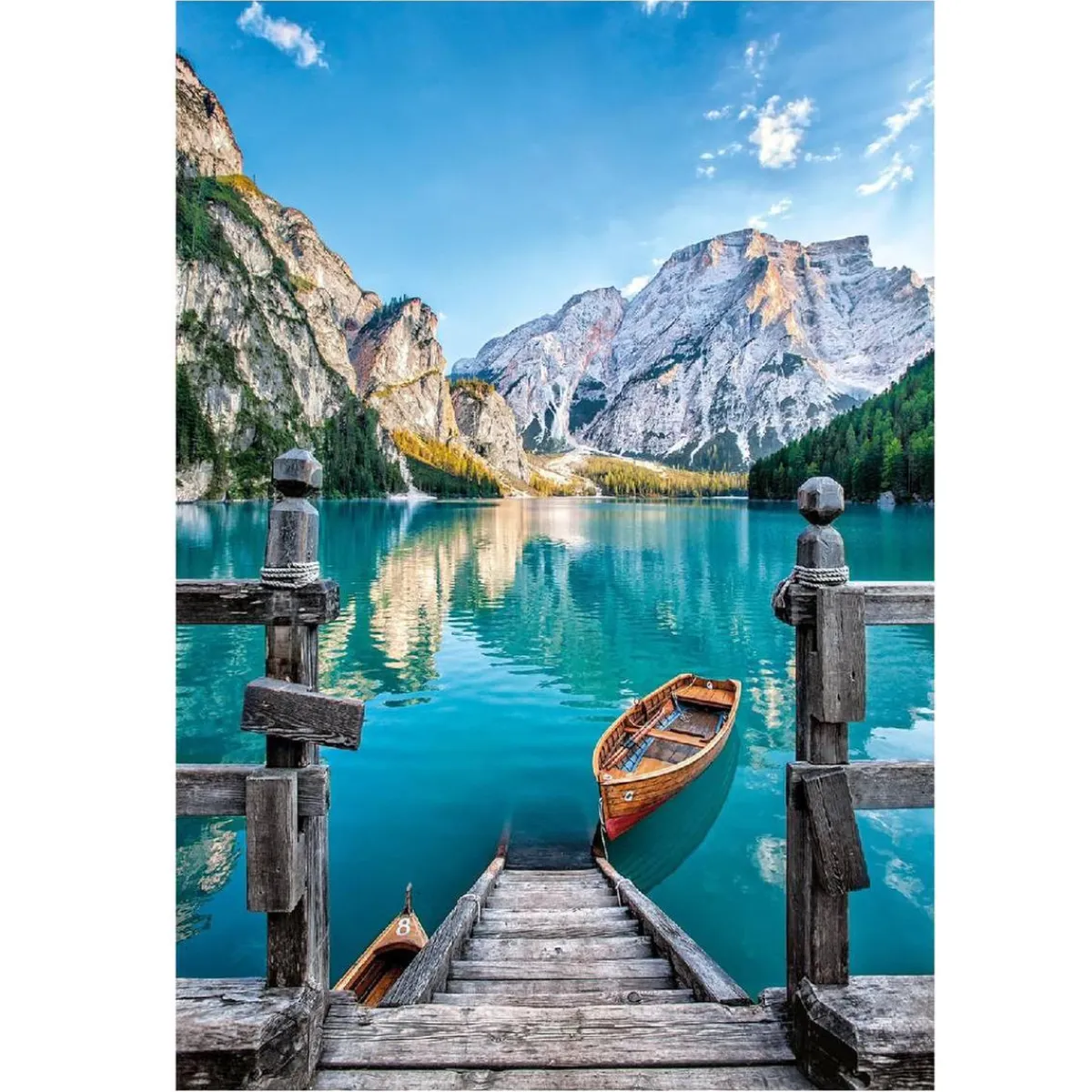 - Puzzle 500 piezas High Quality Collection - Braies Lake*CLEMENTONI New