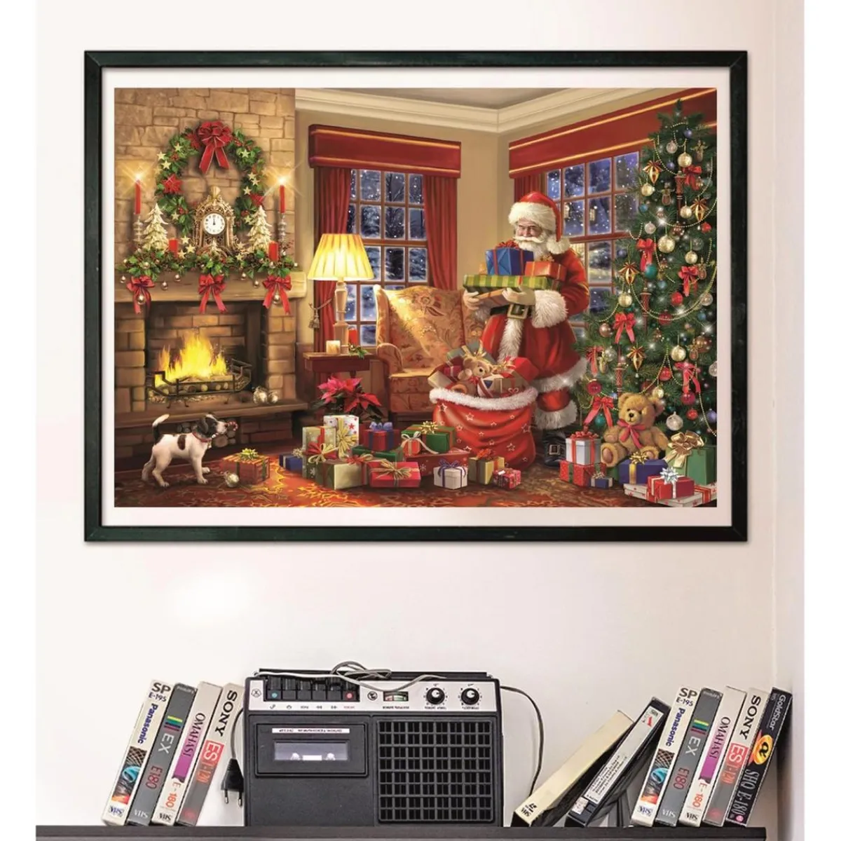 Outlet - Puzzle 1000 piezas - Visita de Papá Noel Juegos Y Puzzles