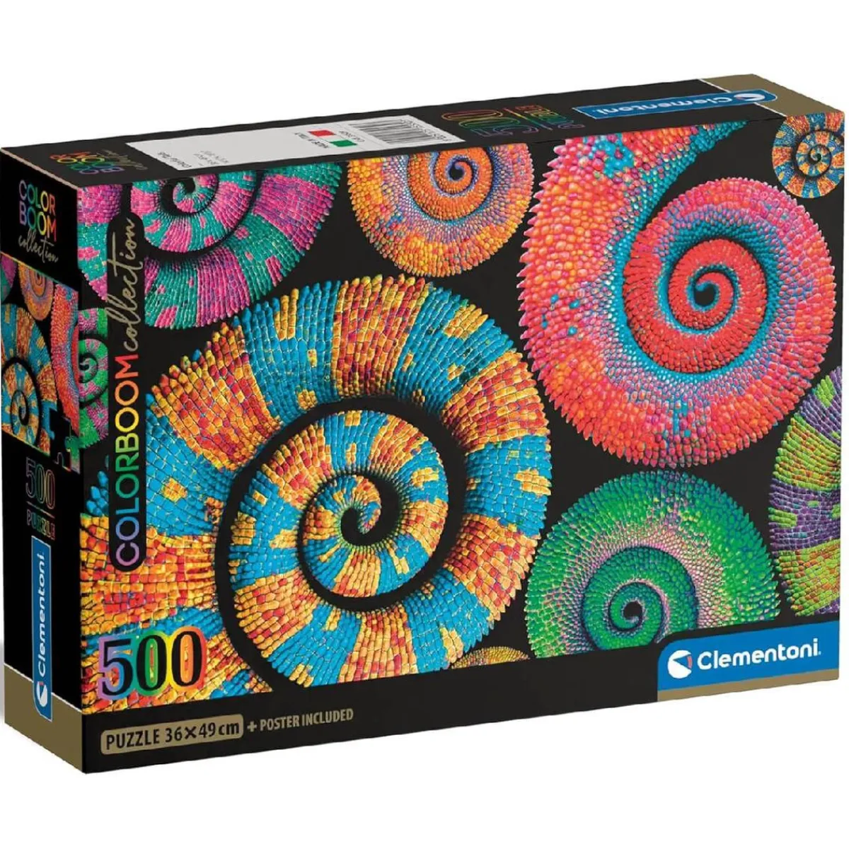 - Puzzle 500 piezas Colorboom Collection - Colas rizadas*CLEMENTONI Clearance